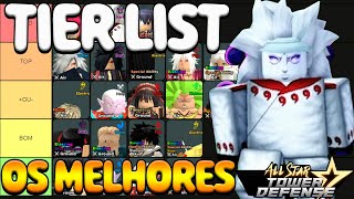 TIER LIST DOS MELHORES PERSONAGENS ALL STAR TOWER DEFENSE [upl. by Cohlier]