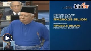 Peruntukan RM28025b untuk bajet 2018  Najib [upl. by Liborio757]