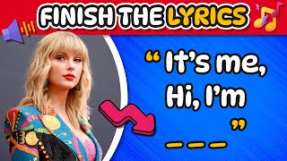 FINISH THE LYRICS  Most Popular viral Tik Tok Songs of 20222023  Music Quiz [upl. by Ahaelam]