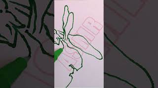 ASMR drawing with markers part 27 markersdrawing simpledrawing asmrdrawing [upl. by Woodman]