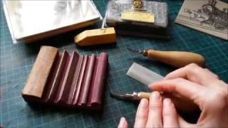 How to sharpen a lino cutting tool [upl. by Aineval591]