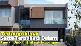 Rumah Unik 8x16 Luarnya Tertutup Dalemnya Serba Terbuka Pavilion Shila at Sawangan [upl. by Massiw]