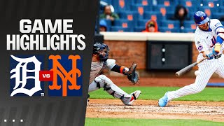 Tigers vs Mets Game 1 Highlights 4424  MLB Highlights [upl. by Cath]