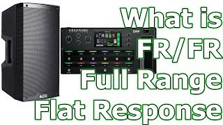 What is FRFR and why should you care ALTO TS212 Full Range Flat Response Speakers [upl. by Shaffert]