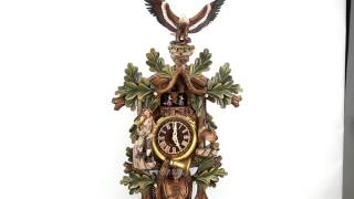 Kuckucksuhr Jagdstück  Cuckoo Clock Hunter Design 54394 [upl. by Esened424]