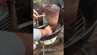 How to Light Charcoal Grill with a Chimney Starter [upl. by Arjan216]