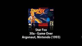 SNES  Star Fox  30a  Game Over [upl. by Juli91]