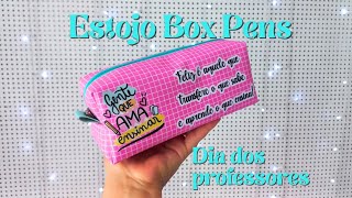 Estojo Box Pens Passo a Passo Ateliê Virtuosa [upl. by Wey]