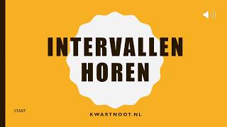 Intervallen horen 4 DEF 2018 [upl. by Alletnahs]