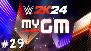 WWE2K24 GM Mode Ep29 Huge Main Event on Raw [upl. by Yoshi]