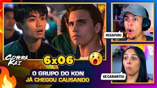 FORMANDO RIVALIDADES  Cobra Kai 6x06 🇧🇷  React em Casal 🔥 [upl. by Ainahtan]