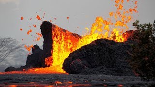 Scenes from the Volcanic Eruption in Hawaii Lava Ash and Toxic Fumes [upl. by Eiramave561]