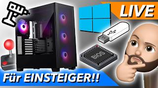 GAMING PC einrichten in ECHTZEIT für Anfänger BIOS Update Treiber amp Windows 11 Installation [upl. by Dnaloy]