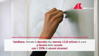 Scuola ministro Valditara firma decreto da 128 milioni di euro [upl. by Adnofal576]