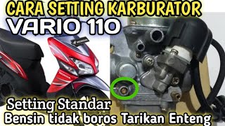 Cara Setting Karburator Vario 110 [upl. by Huff]