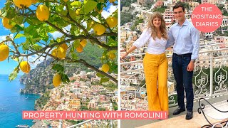 TOUR A BEAUTIFUL VILLA IN POSITANO WITH ME AND Romolinichristies  EP 184 [upl. by Polky]