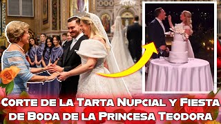 ASÍ FUE LA INCREÍBLE FIESTA DE BODA DE LA PRINCESA TEODORA DE GRECIA EN HONOR A SU BODA REAL [upl. by Gwenni]