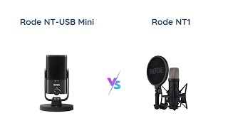 Rode NTUSB Mini vs Rode NT1 5th Gen  Microphone Comparison [upl. by Aielam403]