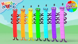 The Rainbow Makers  Series 7  Learn Multiplication  Learn to Count  Numberblocks [upl. by Arriaet261]