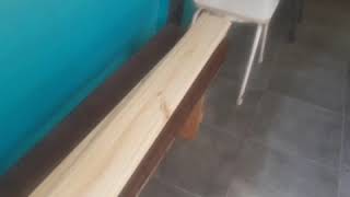 tapa en madera para mesa de pool [upl. by Aslam486]