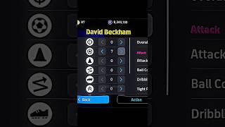 Free David Beckham best training 🔥 efootball2025 efootball2024 pes efootballmobile shorts [upl. by Erdied]