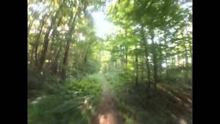 Biking on Mad Road Trail in Pillsbury State Park [upl. by Dian]