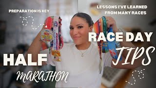 RACE DAY TIPS HALF MARATHON  HOW TO RUN YOUR BEST RACE  LESSONS LEARNED  PREPARATION IS KEY [upl. by Aihset]