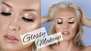 GLOSSY EYES RUNAWAY MAKEUP TUTORIAL  LASHES LOVE amp LEATHER [upl. by Lorien]