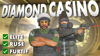 BRAQUAGE DU CASINO ÉLITE FURTIF ET RUSÉ FACILE  GTA ONLINE [upl. by Burton]