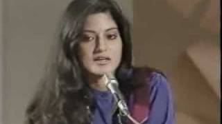 Nazia Hassan Not Interested In Acting Rare Clip [upl. by Willumsen]