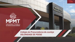 Reunião Ordinária do Colégio de Procuradores de Justiça do MPMT e Solenidade de posse 05092024 [upl. by Ellerrehs36]