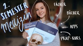 2 Semester Medizin  Fächer PräpKurs Klausuren Bücher und Apps amp meine persönliche Erfahrung [upl. by Jenness]