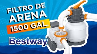 Cómo instalar filtro de Arena Flowclear Bestway [upl. by Kevyn]