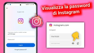 Come trovare la password e il nome utente di Instagram [upl. by Repsihw]