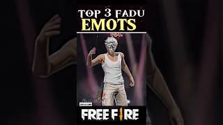 Top 3 Fadu Emotes 😡 freefire trending shortvideo [upl. by Nayab]