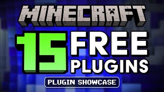 Top 15 INCREDIBLE Free Plugins for Minecraft Servers [upl. by Ainatnas]