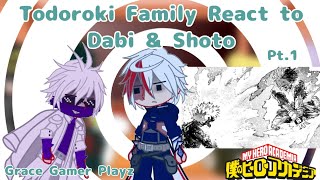 Todoroki Family React To Dabi amp Shoto  Grace gamer playz  My Hero Academia [upl. by Ainelec262]