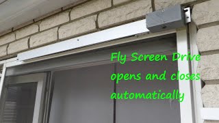 DIY automatic FlyMosquitoScreen Drive [upl. by Aramal212]