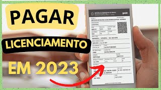 COMO GERAR O BOLETO DE LICENCIAMENTO DO SEU VEÍCULO EM 2023 [upl. by Ainniz]