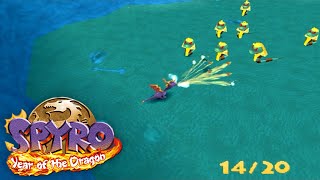 Spyro 3 Year of the Dragon Hack  Play as Spyro in Agent 9s Haunted Tomb area [upl. by Leopoldeen]