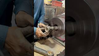 Diesel Engine Piston Repair on Lathe engine repair mechanic mechanical shorts viralshorts [upl. by Yrovi]