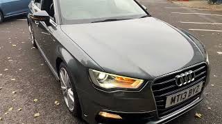 Audi A3 14 TFSI S line Sportback Euro 5 ss 5dr [upl. by Nesnej]