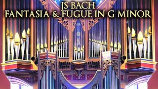 JS BACH  FANTASIA amp FUGUE IN G MINOR BWV 542  ORGAN OF ST MARYS CATHEDRAL NEWCASTLE [upl. by Laeynad]