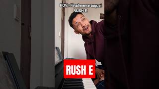 Finalmente Toquei RUSH E piano musica [upl. by Ramses]