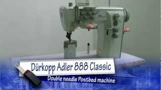 Dürkopp Adler 888 Mtype series  Postbed shoe production machines [upl. by Nnylirret]