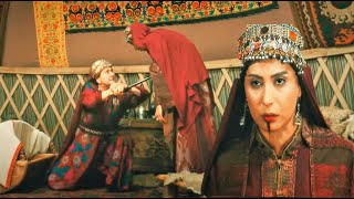 Hayme Hatun Killed Alangoya 🛡️  Noyan Sister Death Scene ⚔️  The End Of Alangoya  Almila Hatun [upl. by Pasahow]