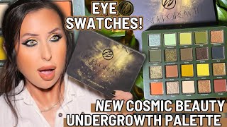 NEW Cosmic Beauty Undergrowth Palette Eye swatches 3 Fall Looks amp Review  Cosmic Brushes [upl. by Annavoeg]