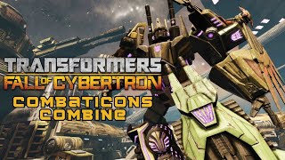 Transformers Fall of Cybertron  Combaticons combine [upl. by Afihtan]