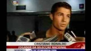 CRISTIANO RONALDO INTERVIEW IN AIRPORT OF MADEIRA [upl. by Anuahs]