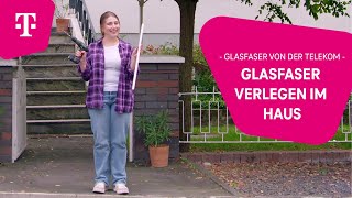 Telekom Glasfaser im Haus verlegen – Was ist bei den Leitungswegen zu beachten [upl. by Candie94]